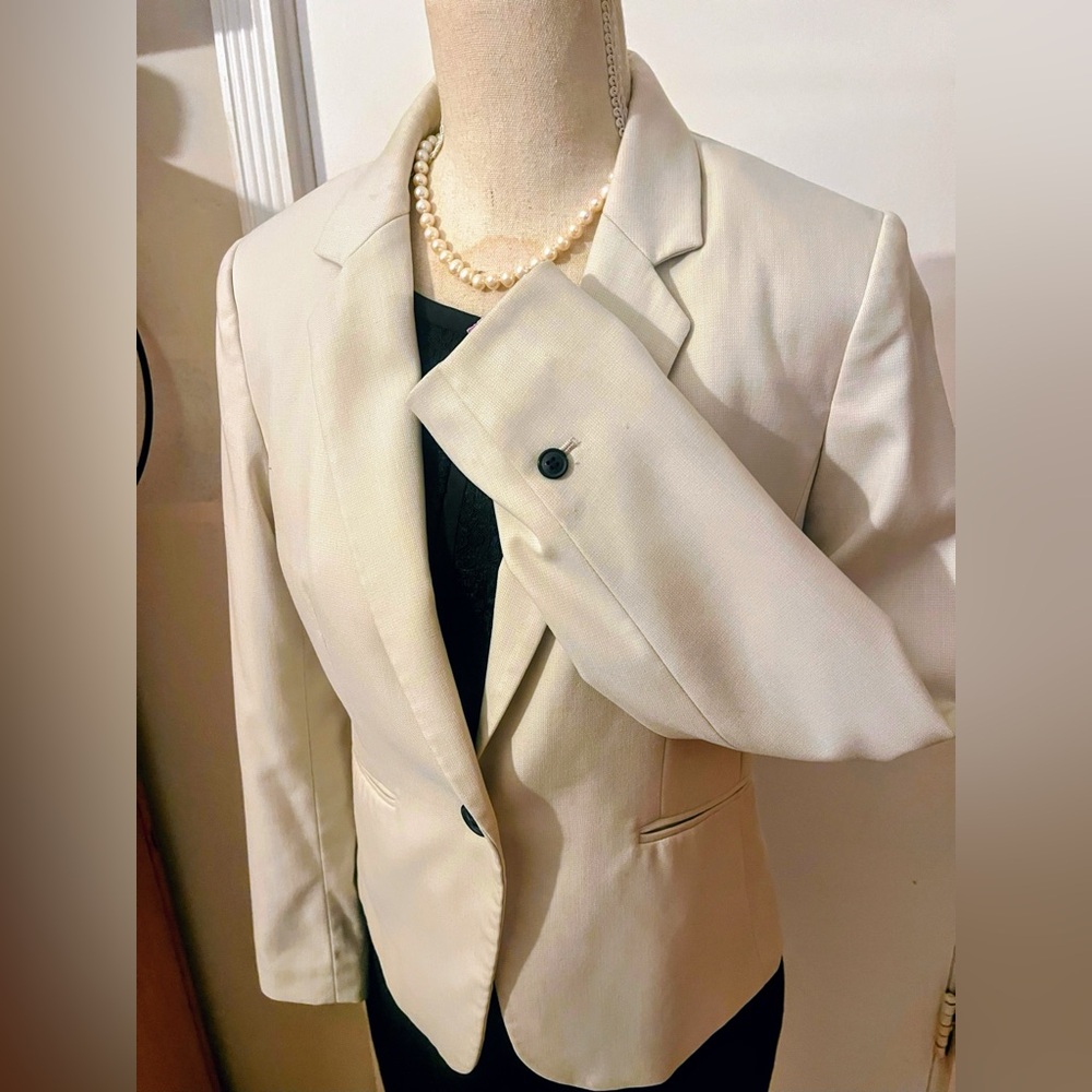 Off-White One button Blazer with Tailored fit - image 7